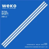 Wkset-6371 37091X3 Zk40d09-Zc21fg-01 303Zk400031 9S1P 3 Adet Led Bar - 1