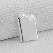 Dikdörtgen Tasarımlı Parlak 925 Ayar Gümüş Cevşen Muska Kabı thumbnail 1