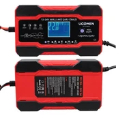 Ucomen UC-C121001A Kırmızı 12/24 Volt 10 Amper Led Göstergeli Akü Şarj Cihazı - 2