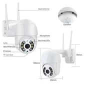 Powermaster 2Mp 3.6Mm 1080P Wifi Speed Dome PTZ Kamera Poe + 12V - 2