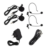 König K-990 Y-Y Çift Kanal UHF Telsiz Yaka Mikrofon - 4