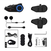 Powermaster Maxto M3 Kameralı Motosiklet Bluetooth Intercom Kulaklık - 3