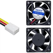 Powermaster IC-216 Fırçasız DC Fan 60X60x25mm 12 Volt 3 Pin (Seri 2) - 1