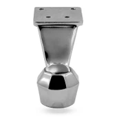 Mobilya Kanepe Koltuk Sehpa Ünite Ayağı 7 Cm Krom Metal Baza Ayakları - 2