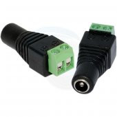 5 Adet Balun Konnektör Klemensli Dişi Fiş Jak 2.5mm CCTV Jak - 1