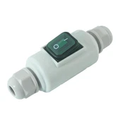 Powermaster PM-26936 Su Geçirmez Beyaz Kablo Switch 4 Pin - 1