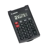 Canon AS-8 Siyah 8 Haneli Kapaklı Cep Tipi Hesap Makinesi - 1