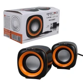 Magicvoice MV-24837 2X3 Watt Aux Multimedia Mini USB Speaker - Hoparlör - 1