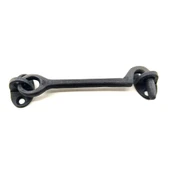 Antika Tarz Dekoratif Pirinç  Çengeli - 13cm, Oksit - 1