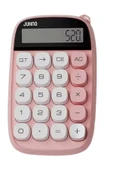 Sevimli Kare Tuşlu 10 Haneli Ldc Ekran Hesap Makinası Pembe - 1