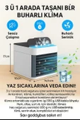 500 Ml Masa Üstü Mini Klima Soğutucu Hava Nemlendirici - 3