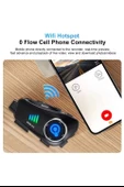Q28 2x 2 Eşleşmeli Motosiklet Kask Bluetooth Kulaklık 1080p Kamera Su Geçirmez Intercom - 4