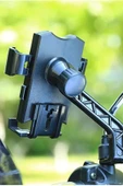 Otommatik Model Motosiklet Telefon Tutucu Ayna Bağlantılı - 6