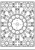 Sayılarla MANDALA Boyama Kitabı (Spiralli) - 2