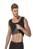 Siyah Erkek Termal Sauna Atlet - 744 - 2