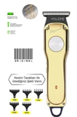 00085 Profesyonel Usb Şarjlı Berber Tıraş Makinesi Saç Sakal Tıraş Makinası Erkek Bakım Seti - 1