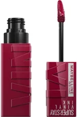 Maybelline New York, Super Stay Vinyl Ink, Likit Parlak Ruj - 30, Unrivaled - 1