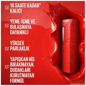 Maybelline New York, Super Stay Vinyl Ink, Likit Parlak Ruj - 15 Peachy - 5