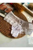 Beyaz Kadın Puanlı Külot Margarita-k1007 - 2
