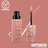 Maybelline New York, Super Stay Vinyl Ink, Likit Parlak Ruj - 95 Captivated - 2