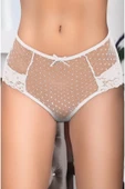 Beyaz Kadın Puanlı Külot Margarita-k1007 - 3