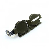 Hassas Lensatic Pusula, Amerikan Tarzı, Açık Kamp Yürüyüş Survival Için - 5