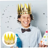 Altın Renk Eva Yumuşak Kral Kraliyet Tacı Yetişkin Çocuk Uyumlu 55 Cm - 3