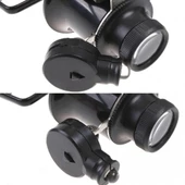 Gözlük Model Çıft Led Aydınlatma ,saat Onarımı Için Harika Büyüteç - 5