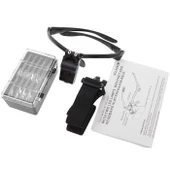 Işıklı Gözlük Büyüteç  5 Farklı Lens 9892b - 4