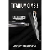 3 mm İnce Uçlu Cımbız Titanyum Çelik Solingen Professional - 1