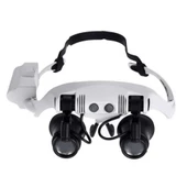 Kuyumcu,saat Onarım Için 10x15x20x25x Mercekli Gözlük Büyüteç9892g3a - 7