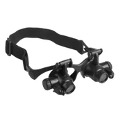 Gözlük Modeli 10x 15x 20x 25x Lens,2led Işıklı,büyüteç - 5