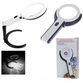 2x5x120mm 10 Ledli Masaüstü Büyüteç - 5