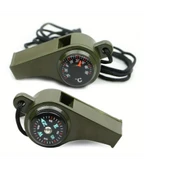 Pusulalı Termometreli Acil Durum Düdüğü ( 3 İn 1) - 3