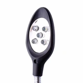 Masa Üstü Mandallı ,2.5x90mm, 7.5x34mm Mercekli ,adaptörlu Işıklı Büyüteç - 7