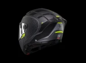 KASK MT ATOM 2 DESTINY C2 ÇENE AÇILIR MAT FÜME/SİYAH - 4