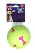 PLAYFULL Zilli Plastik Top Köpek Oyuncağı 7,5 Cm - 1