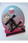 collars and paws C&p Kedi Göğüs Tasması Ve Gezdirme Seti Turuncu - 1