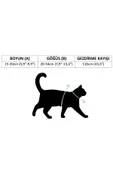 collars and paws Kedi Göğüs Tasması Ve Gezdirme Seti - 2