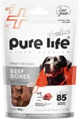 PureLife Plus Sığır Etli, Kemik Şekilli Köpek Ödül Maması 80gr - 1