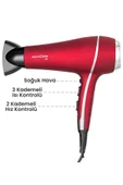 Awox Elit Saç Kurutma Makinesi Rose Red - Profesyonel Kuaför Dc Motor - 3