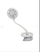 Portatif Işıklı Mini Klipsli Fan - 4
