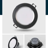 Cata 5 Adet 6 W Zebra LED Armatür Siyah - Krom 3 Renk - 1