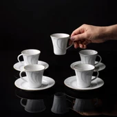 GÜRAL PORSELEN Soprano 12 Parça 6 Kişilik Türk Kahvesi Takımı - 23 thumbnail 4