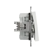 Schneider Electric Asfora Beyaz Komütatör - 4