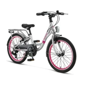 MOSSO INFINITY-20-V KIZ ÇOCUK BİSİKLETİ 254H 20 JANT 6 VİTES SİLVER - 1
