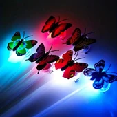 Led Fiber Optik Işıklı Kelebek Saç Klipsi 1 Adet - 5