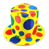 Palyaço Şapkası Rengarenk Puantiyeli 19 Cm - 1
