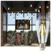 Cata 8W Edison LED Ampul (ST-64)(3200K) - 1