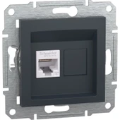 Schneider Asfora Antrasit RJ45 Cat6 Utp Priz - 1